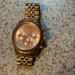 Michael Kors Rose Gold Chronograph Watch